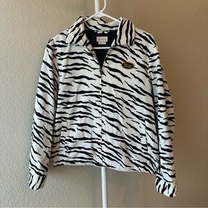 Brixton utopia jacket corduroy off white tiger color way size small